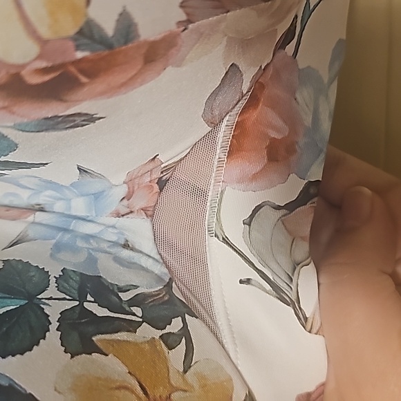 NWT Cacique Comfort Bliss Lightly Lined Full Coverage White Floral Bra 44DDD - Picture 10 of 11